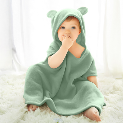 Hooded Towel - Light Green