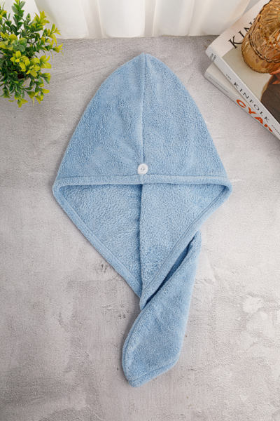 Classic Sky Blue Hair Cover Wrap