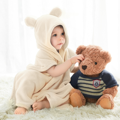 Hooded Towel - Off White