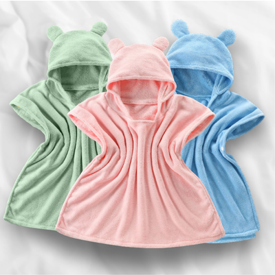 Hooded Towel - Light Green