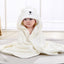 Hooded Towel Set Pink & White (2 Pack)